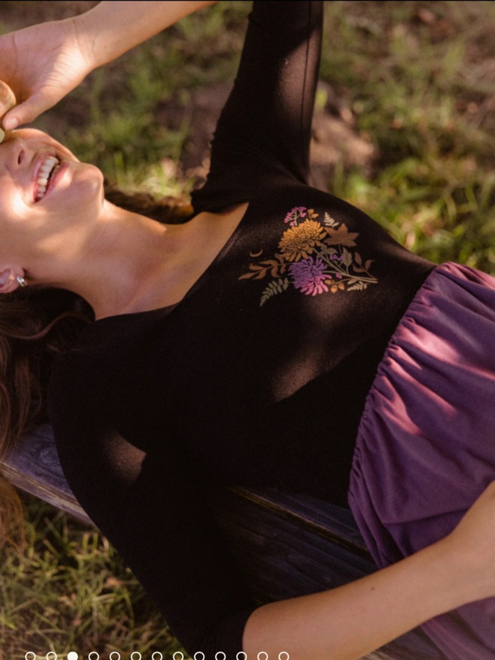 PURUSHA PEOPLE COTTAGE DRESS. Gorgeous, brand new, forest fiber, sustainable - Picture 3 of 10